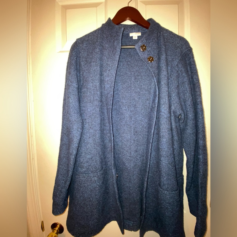 Pure Jill mixed wool blend coat SM